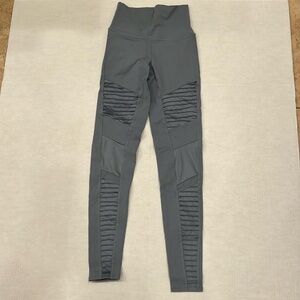 Alo leggings textured blue